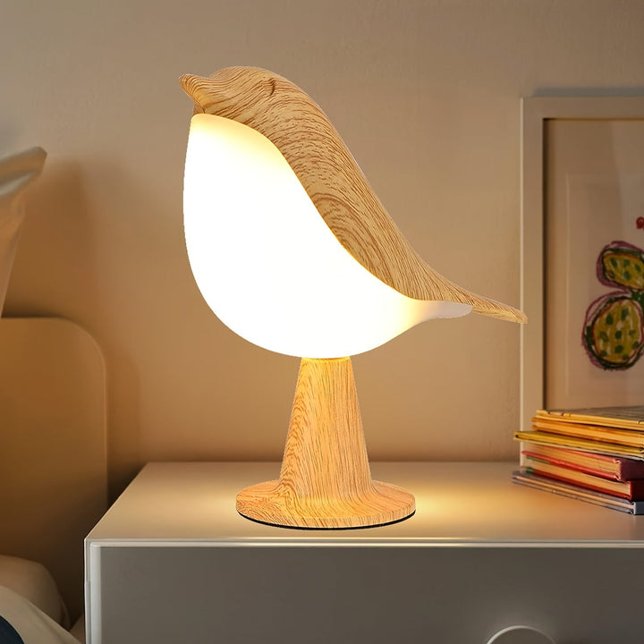 Lampa LED w Kształcie Ptaka z Aromadiffuzorem – Ładowana przez USB Nocna Lampa i Lampa do Czytania z 3 Temperaturowymi Barwami