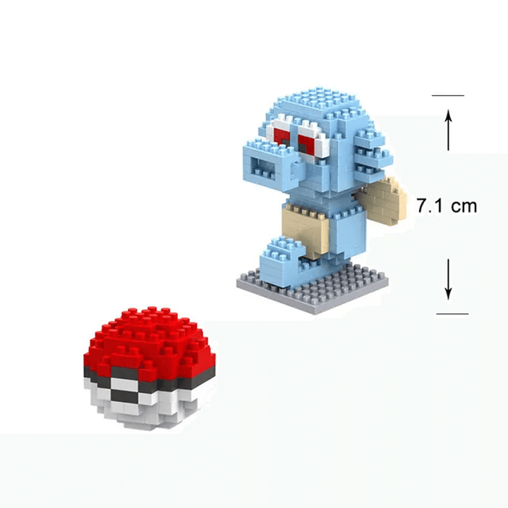 Poke Postacie Nanoblocks Anime Klocki Budowlane