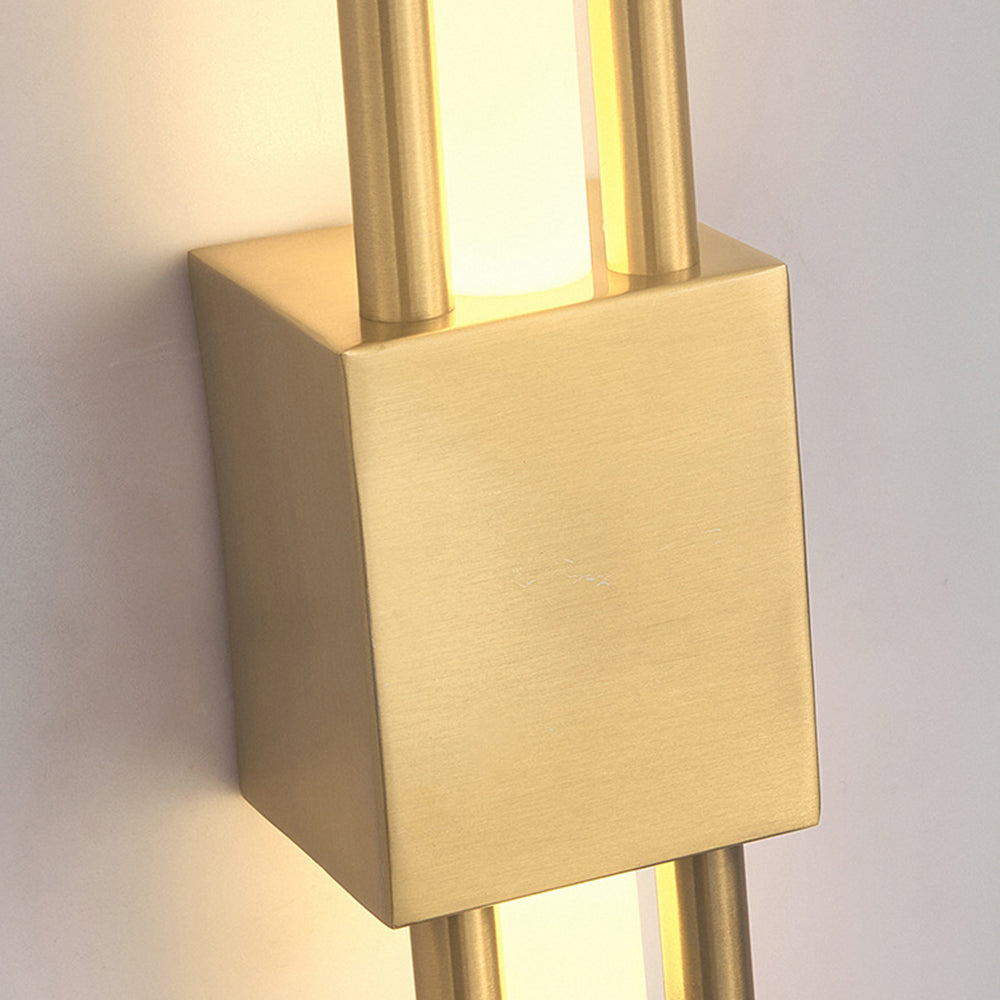 Stylowa Lampa Ścienna | 19.7″ | Żelazo Akryl | Lampa Ścienna LED | Przełącznik 3‑Kolorowy | Brick by Brick