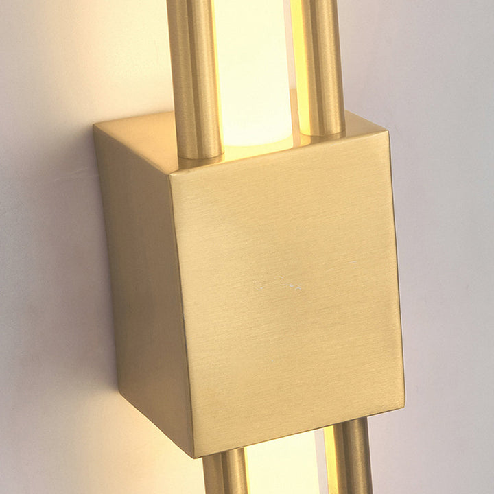Stylowa Lampa Ścienna | 19.7″ | Żelazo Akryl | Lampa Ścienna LED | Przełącznik 3‑Kolorowy | Brick by Brick