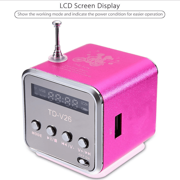 Mini Radio Bluetooth Głośnik