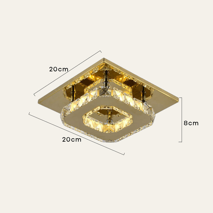 Lampa sufitowa Kristall LED Nowoczesna