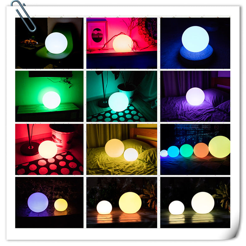Księżycowa Bezprzewodowa Lampa LED na Stół – Ładowalna z 16 opcjami zmiany koloru, Ściemniana i Przenośna