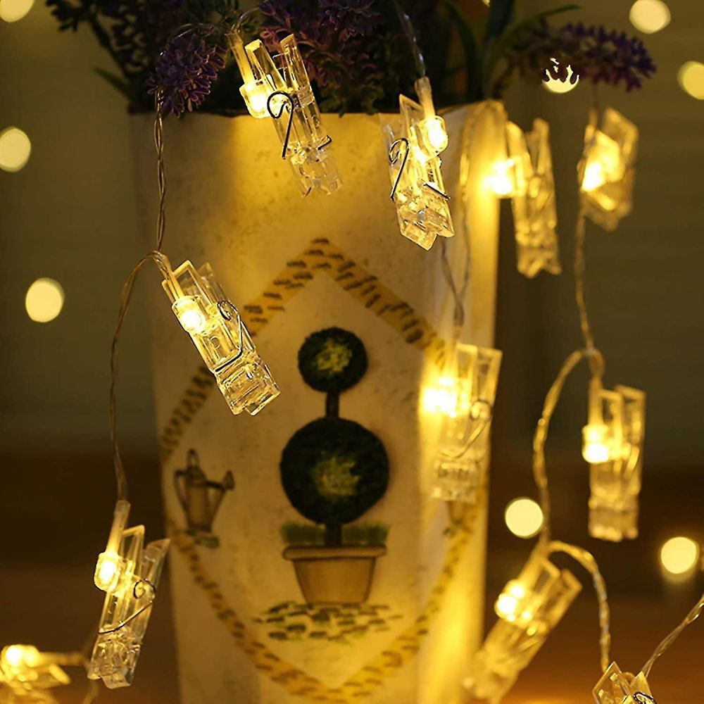 ClipGlow LED Fotolampa - Magiczne Światło z Klipsami na Zdjęcia