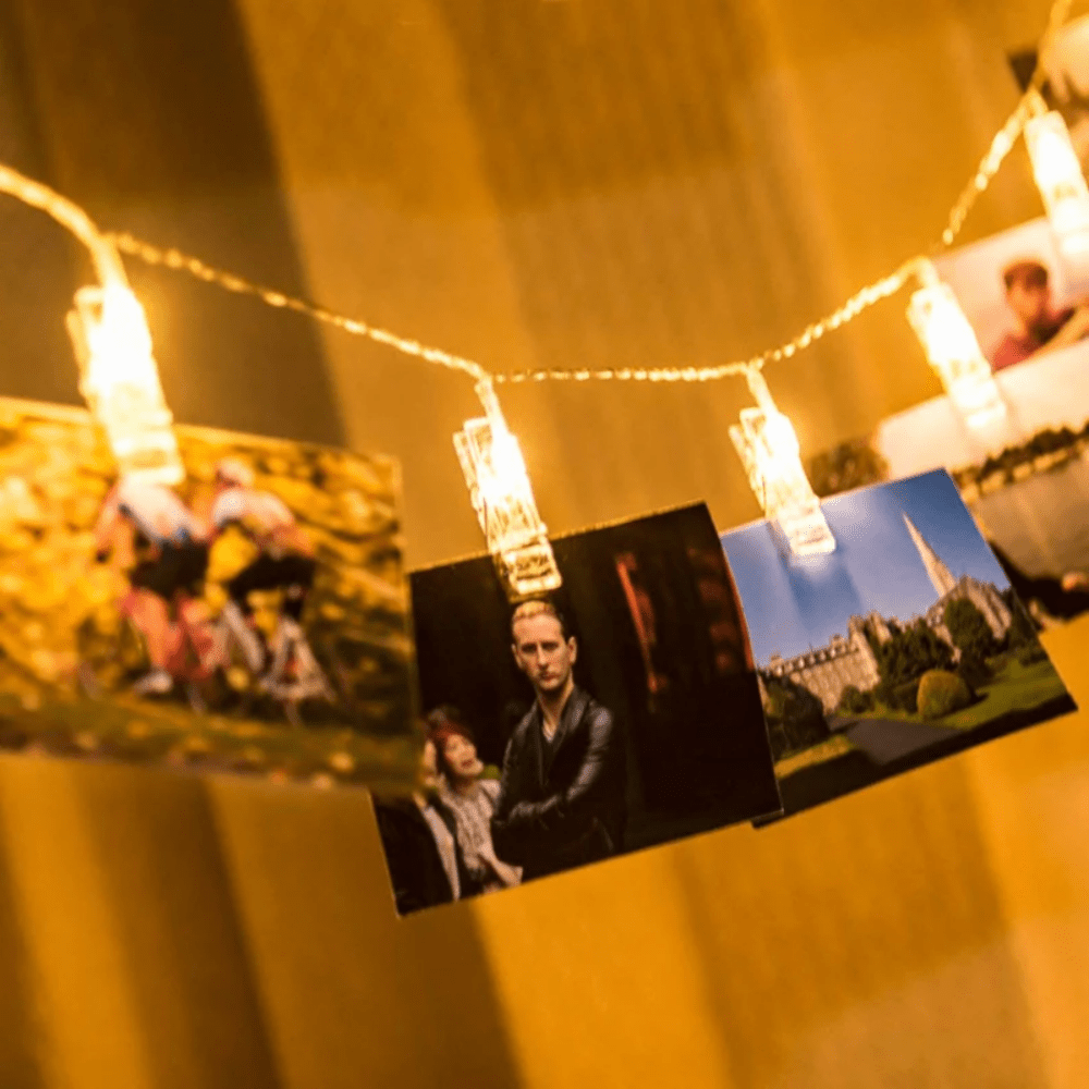 ClipGlow LED Fotolampa - Magiczne Światło z Klipsami na Zdjęcia