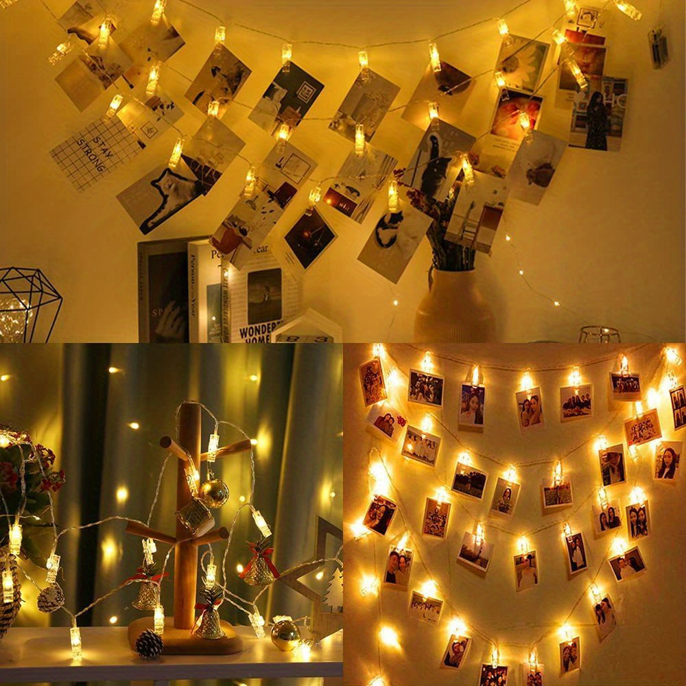 ClipGlow LED Fotolampa - Magiczne Światło z Klipsami na Zdjęcia