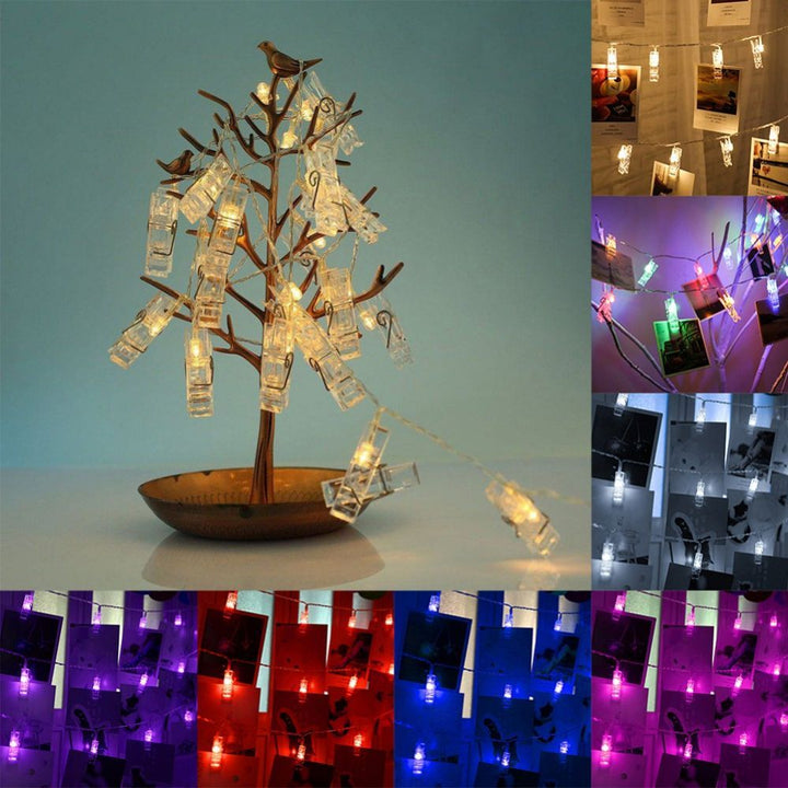 ClipGlow LED Fotolampa - Magiczne Światło z Klipsami na Zdjęcia