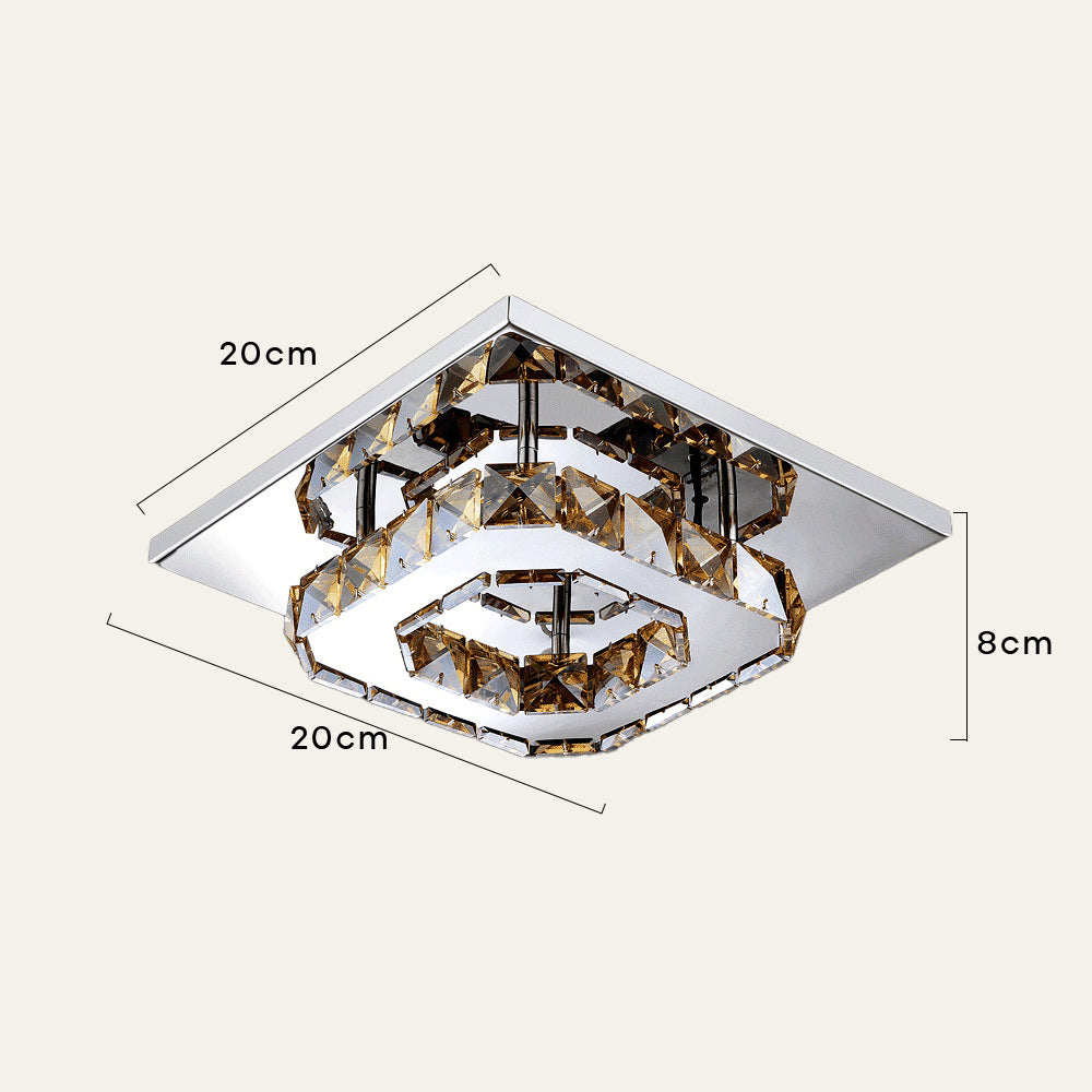 Lampa sufitowa Kristall LED Nowoczesna