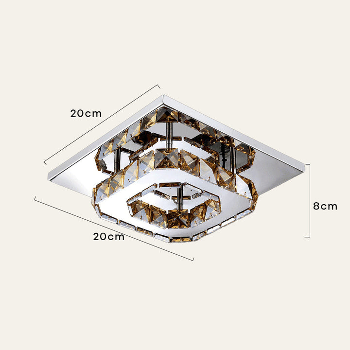 Lampa sufitowa Kristall LED Nowoczesna