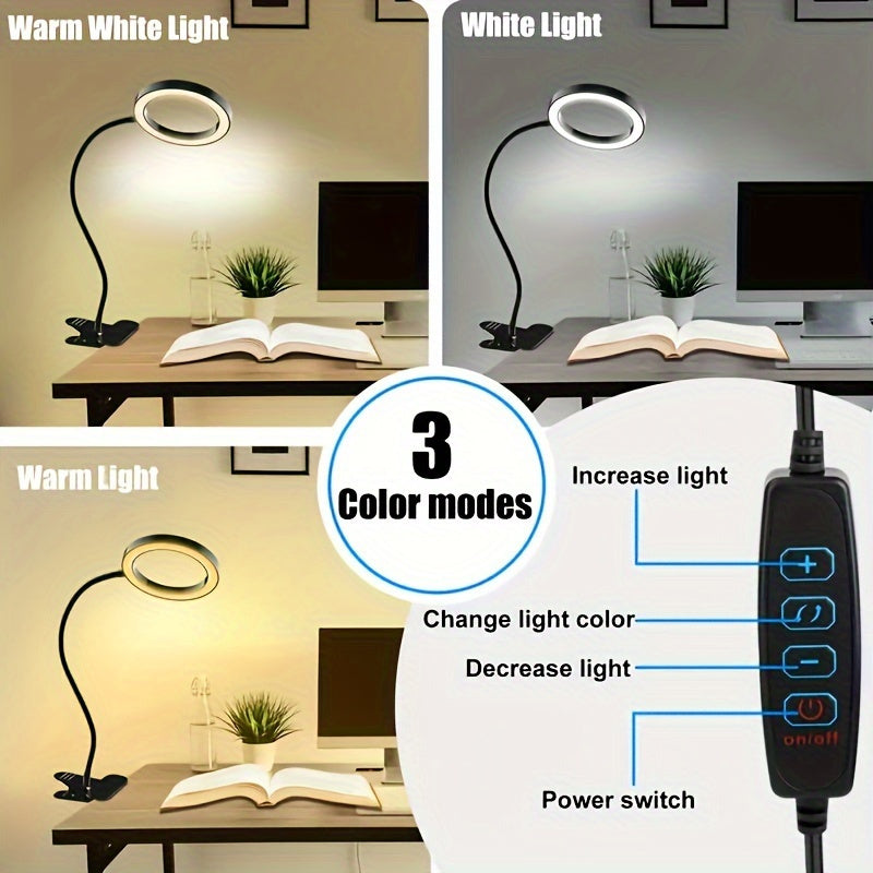 Lampa powiększająca LED z klipsem – Idealna do pracy bez rąk i precyzyjnych zadań