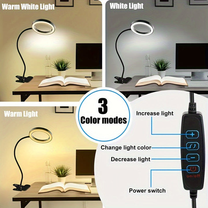 Lampa powiększająca LED z klipsem – Idealna do pracy bez rąk i precyzyjnych zadań