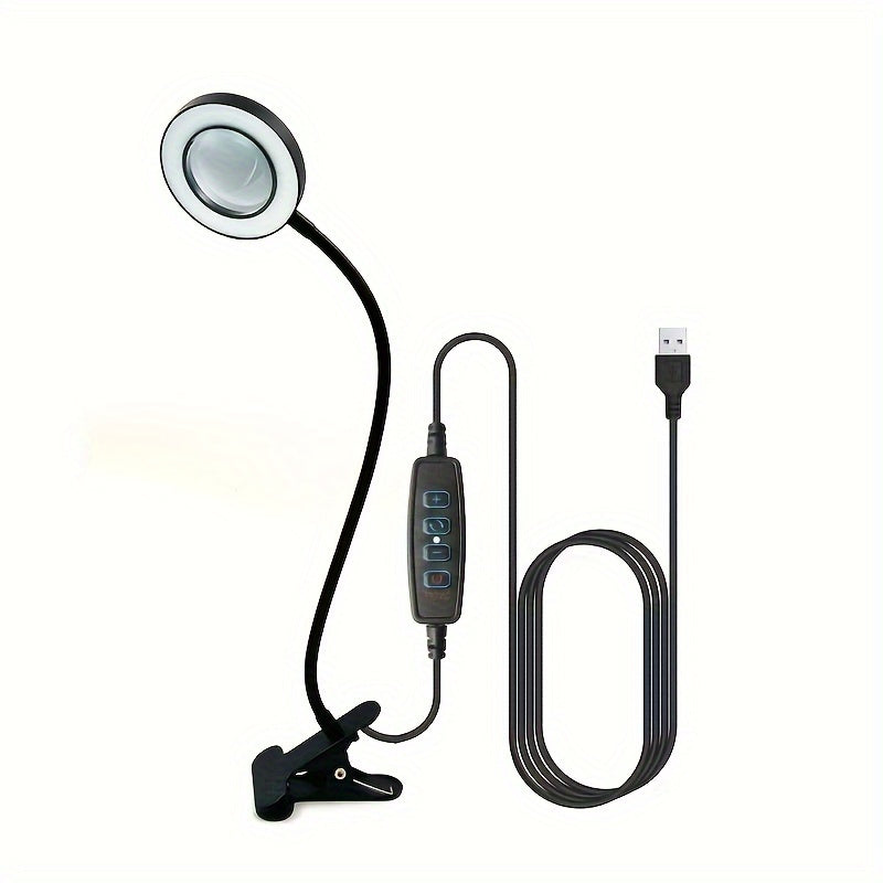 Lampa powiększająca LED z klipsem – Idealna do pracy bez rąk i precyzyjnych zadań
