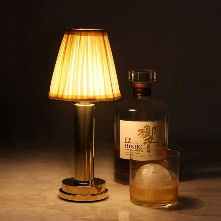 Elegancka bezprzewodowa lampa stołowa LED Silk Touch – nowoczesna elegancja