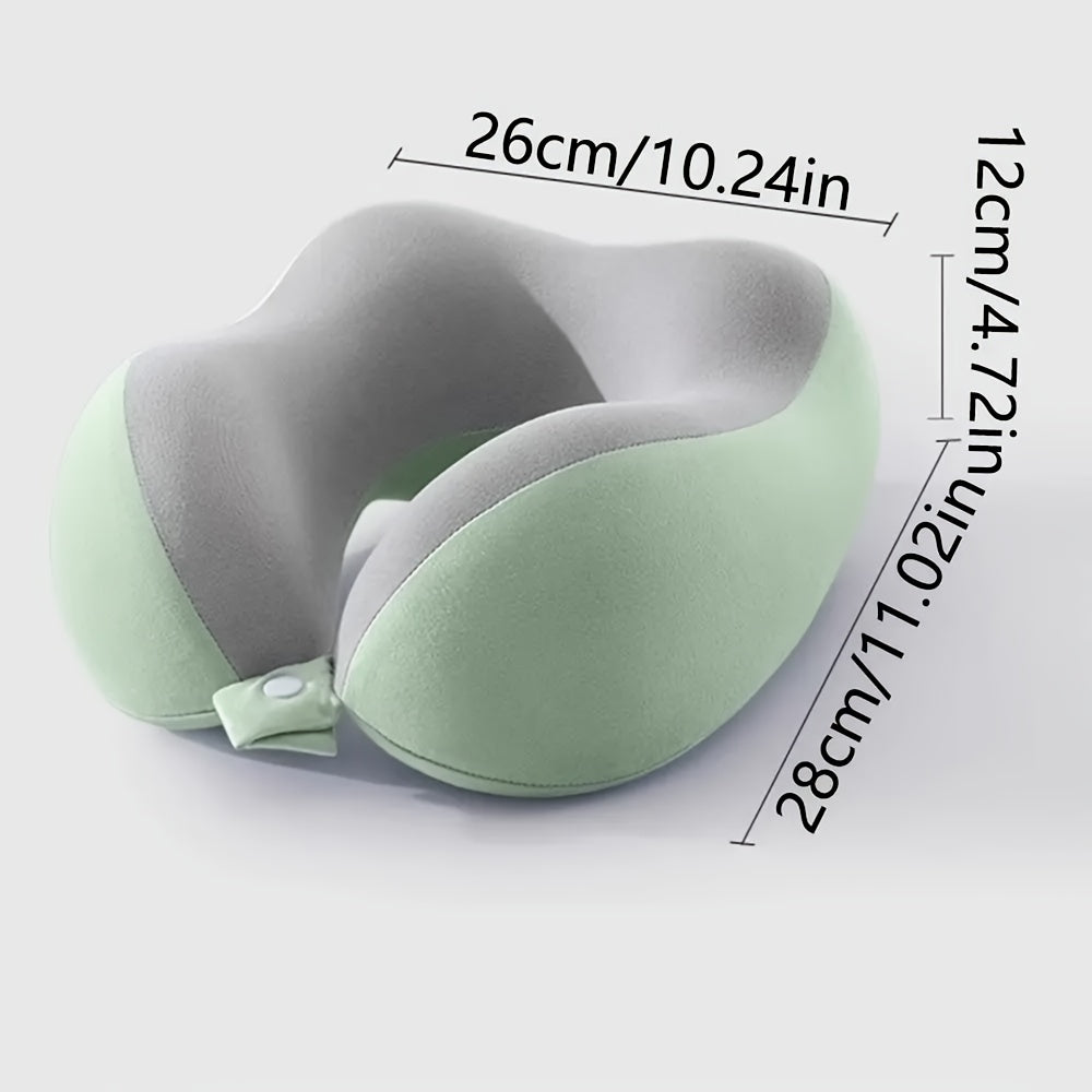 Ergonomiczna poduszka podróżna w kształcie litery U – Wsparcie dla szyi z pianki pamięciowej dla komfortowych podróży