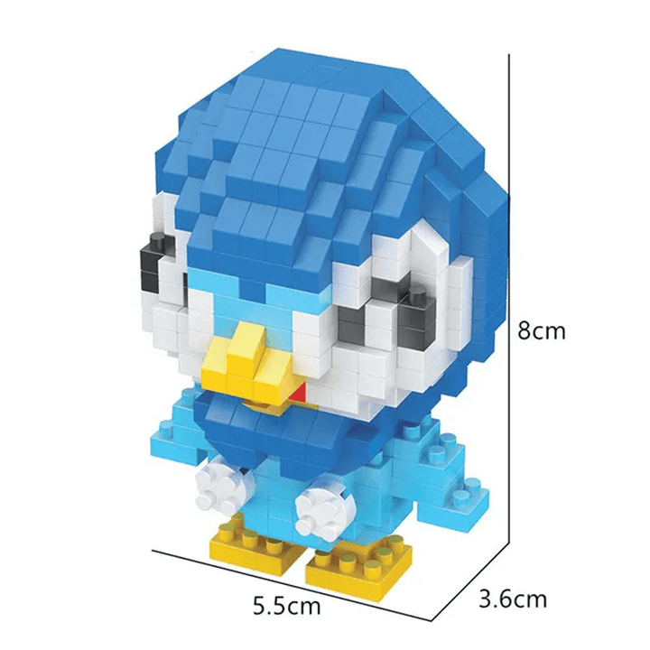 Poke Postacie Nanoblocks Anime Klocki Budowlane
