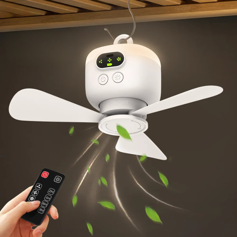 AirHalo – Przenośny wentylator sufitowy z możliwością ładowania