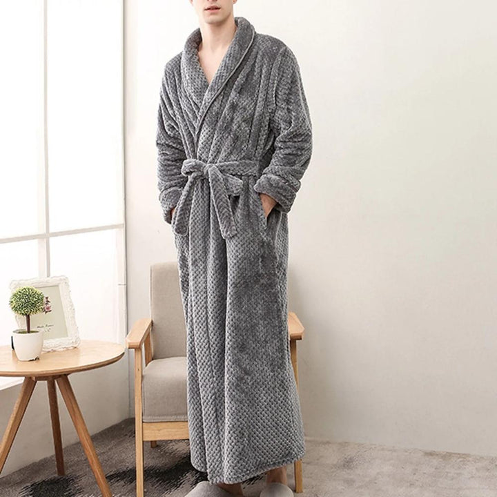Carvallo Luxe – Elegancki Fleece Szlafrok z Najwyższym Komfortem Noszenia