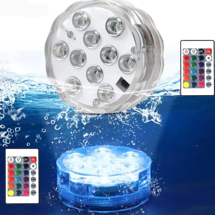 AquaGlow - Zdalnie sterowana RGB lampa do basenu – Wodoodporna, zmieniająca kolory LED