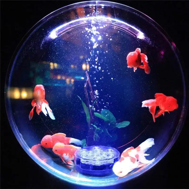 AquaGlow - Zdalnie sterowana RGB lampa do basenu – Wodoodporna, zmieniająca kolory LED