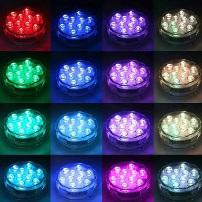 AquaGlow - Zdalnie sterowana RGB lampa do basenu – Wodoodporna, zmieniająca kolory LED