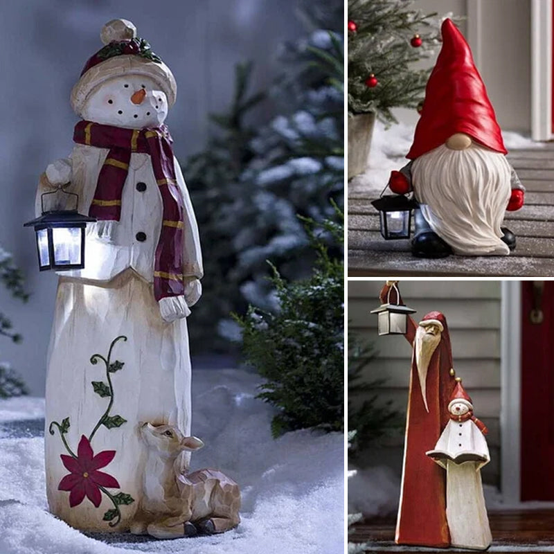 Carvallo - Stylowa Lampa Śnieżnego Bałwana z LED-owym Światłem