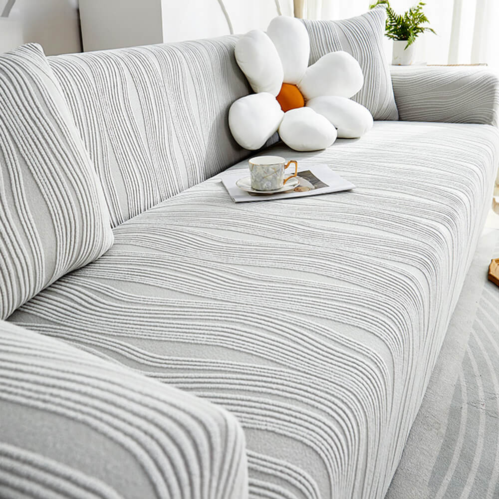 Pokrowiec na sofę Jacquard Stretch Full-Cover Ochrona przed zarysowaniami Miękki Przyjazny dla zwierząt