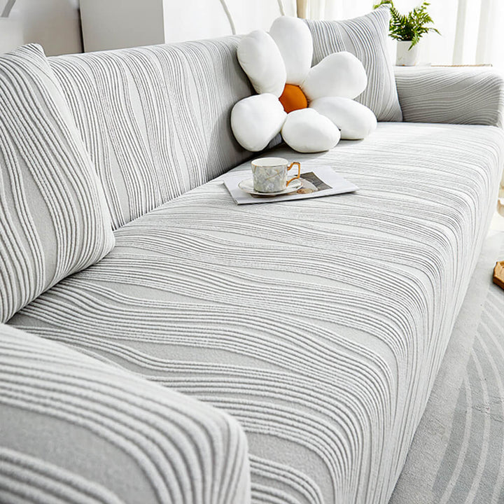 Pokrowiec na sofę Jacquard Stretch Full-Cover Ochrona przed zarysowaniami Miękki Przyjazny dla zwierząt