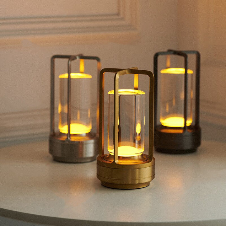 Kompaktowa Ładowalna Przyciemniająca Lampa Biurkowa - Ponadczasowy design bez kabla
