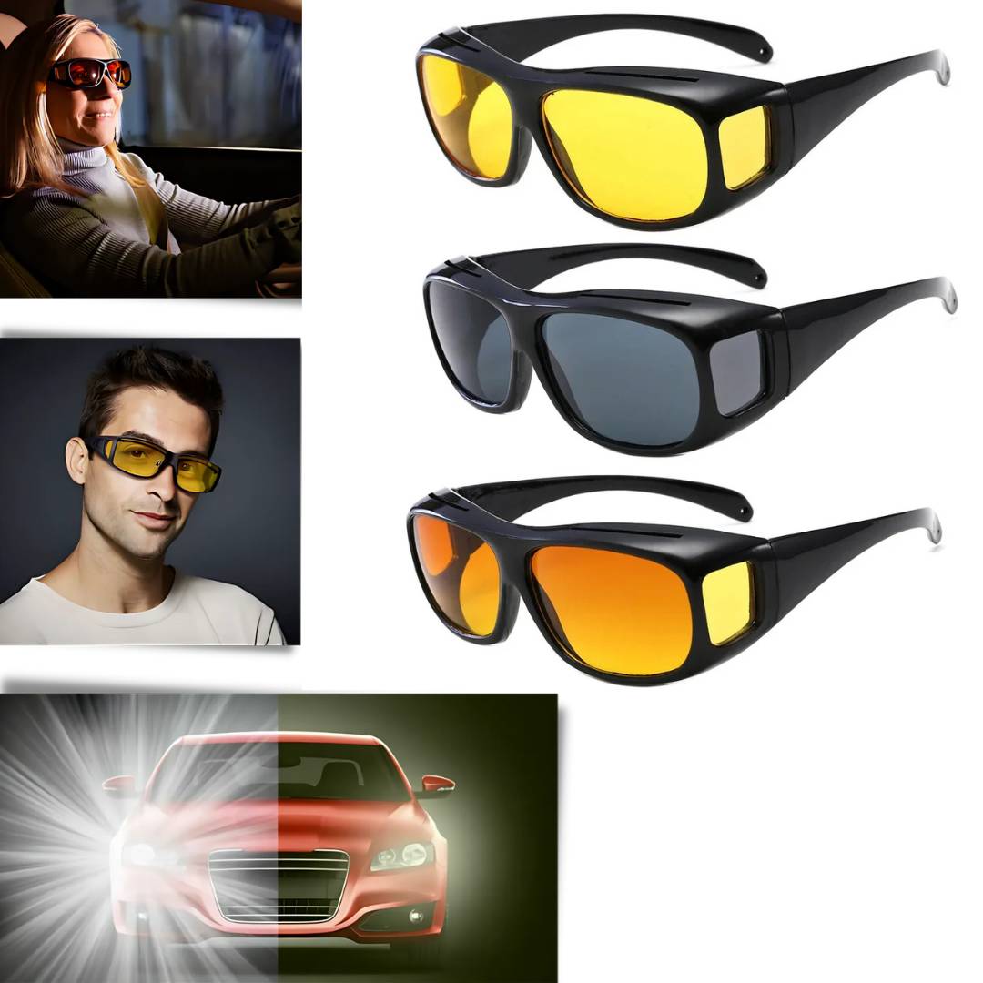 Okulary do jazdy z soczewką antyrefleksyjną na noc