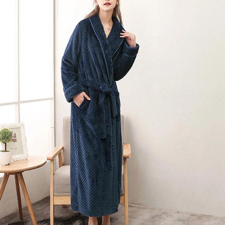 Carvallo Luxe – Elegancki Fleece Szlafrok z Najwyższym Komfortem Noszenia