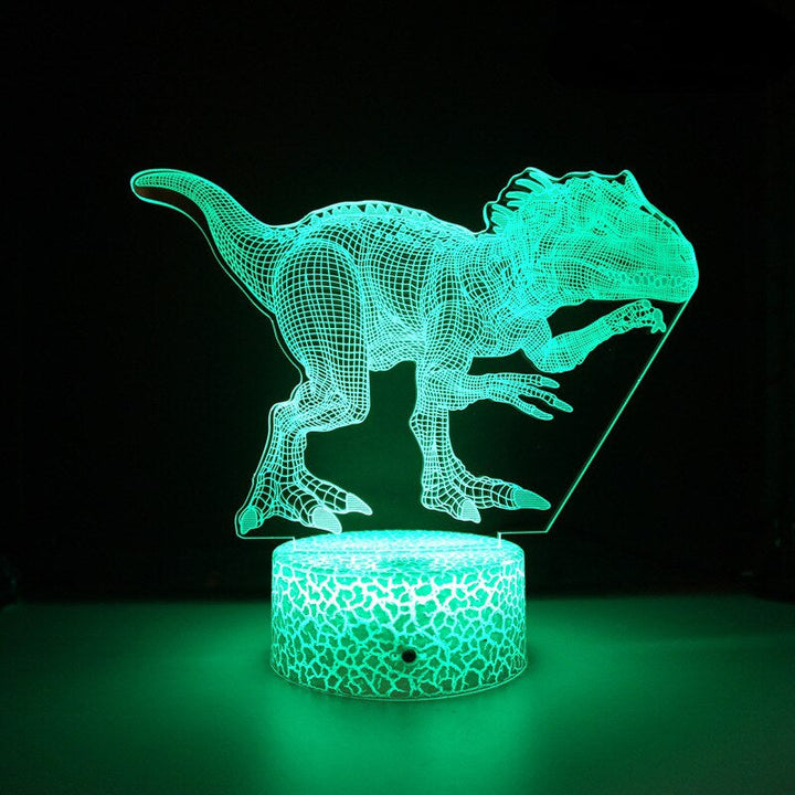 3D LED Lampa Dinozaur