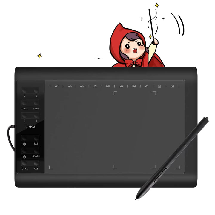 Duża cyfrowa tablet graficzny z rysikiem