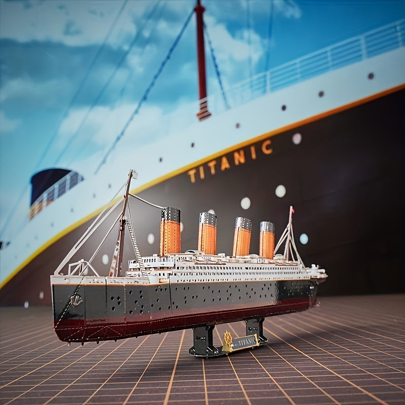 Titanic 3D Model Metalowy – Szczegółowy model DIY dla kreatywnych rzemieślników