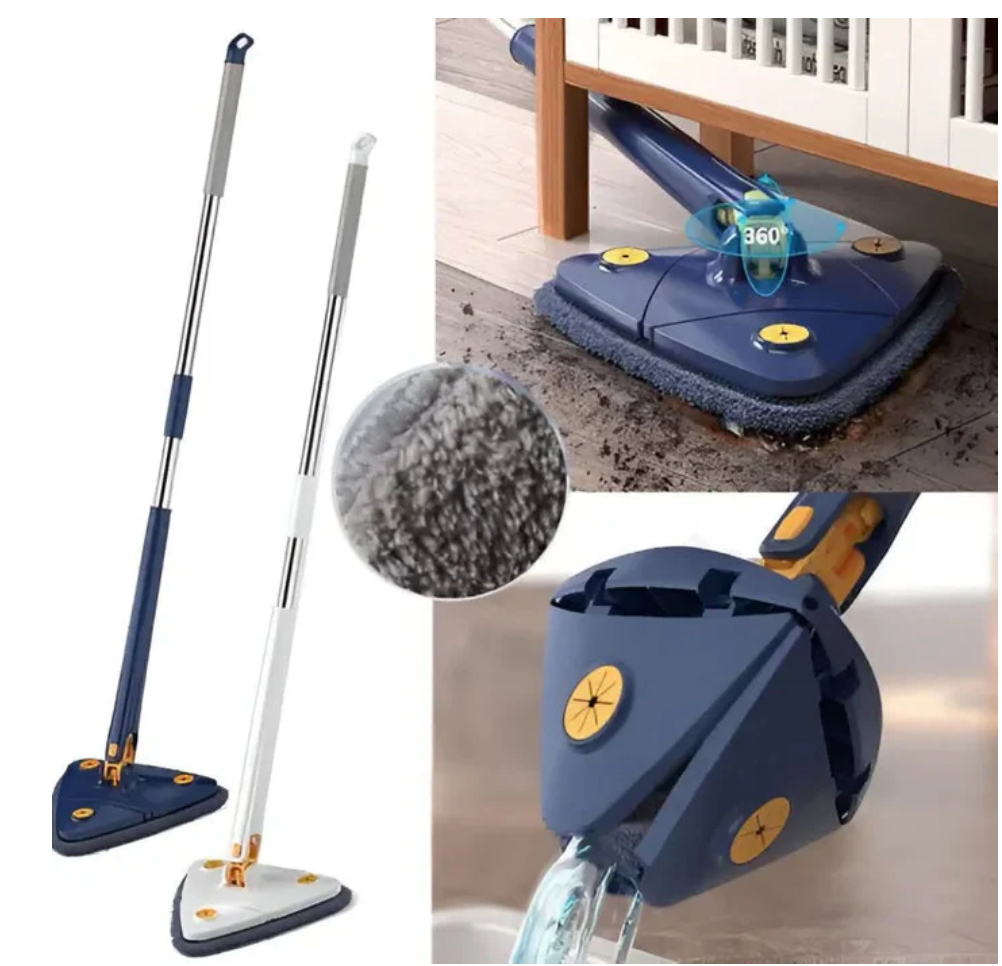 SmartMop 360™ – rotacyjny mop z samoczyszczeniem i regulowanym uchwytem