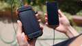 Powerbank solarny z podwójnym ładowaniem (USB i energia słoneczna)