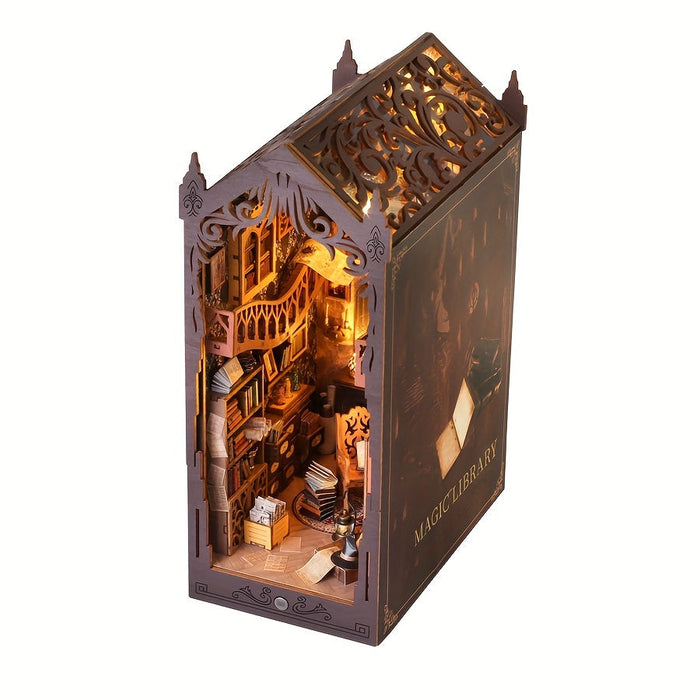 Magiczne Domki Książkowe – 3D Drewniane Puzzle dla Kreatywnych Budowniczych