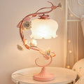 RoseGlow - Elegancka Lampa Överdraget