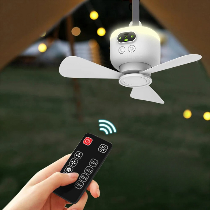 AirHalo – Przenośny wentylator sufitowy z możliwością ładowania
