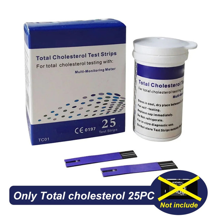 4 w 1 Multifunkcyjny Monitor Zdrowia: Cholesterol, Glukoza i Kwas Moczanowy
