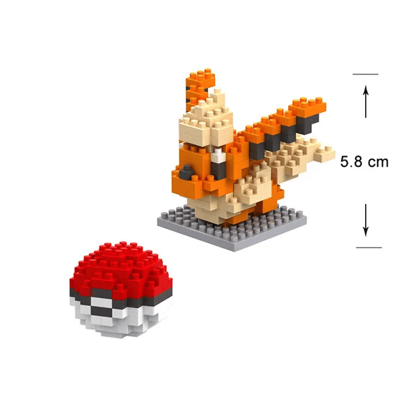 Poke Postacie Nanoblocks Anime Klocki Budowlane