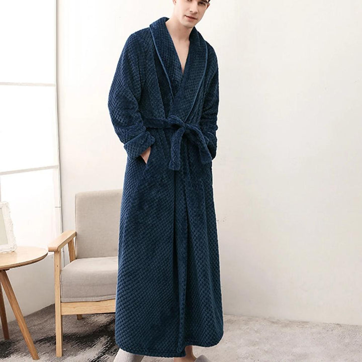 Carvallo Luxe – Elegancki Fleece Szlafrok z Najwyższym Komfortem Noszenia