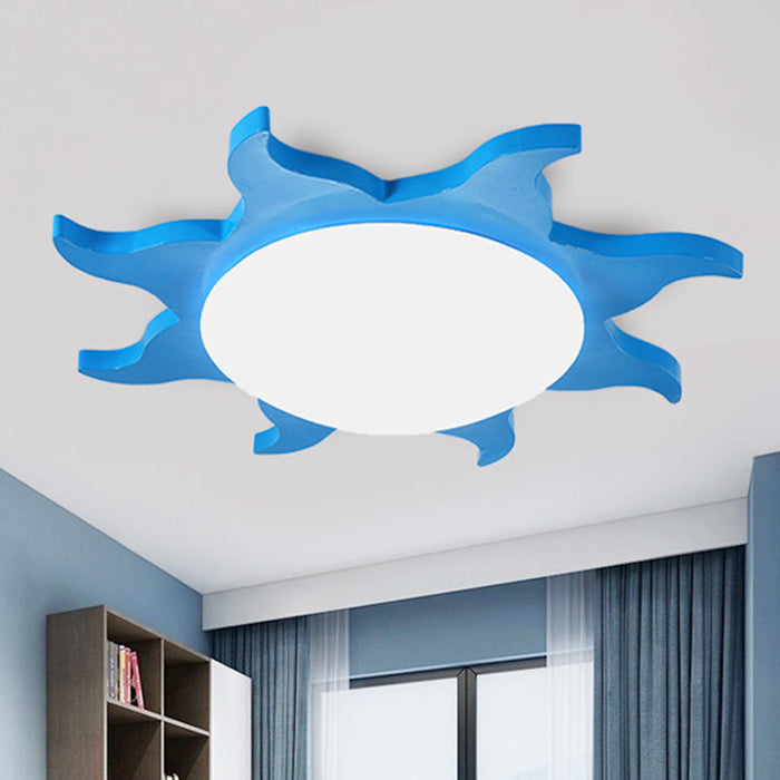 SunShape - Rysunkowa Lampa Akrylowa do Sufitu dla Przedszkoli