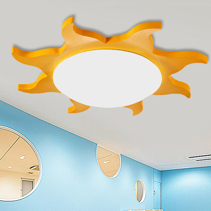 SunShape - Rysunkowa Lampa Akrylowa do Sufitu dla Przedszkoli