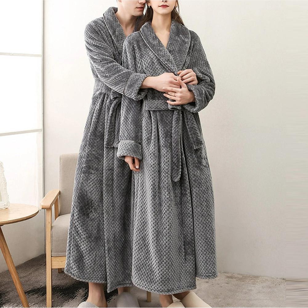 Carvallo Luxe – Elegancki Fleece Szlafrok z Najwyższym Komfortem Noszenia