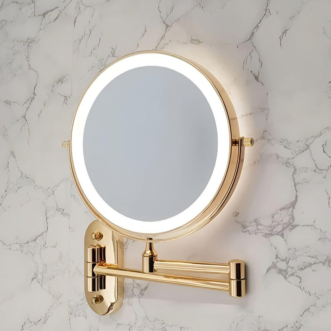 GlamGlow Mirror - Ładowalne, składane powiększające lustro LED do makijażu