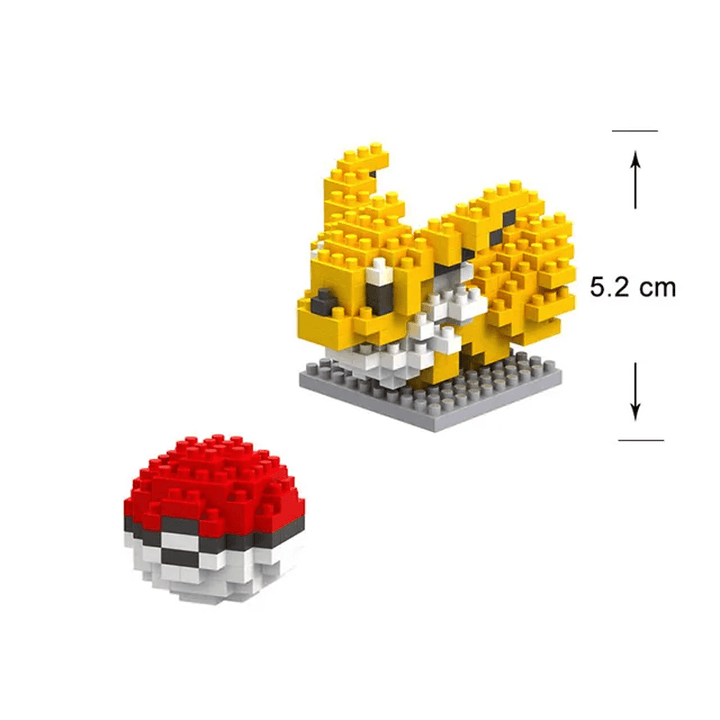Poke Postacie Nanoblocks Anime Klocki Budowlane
