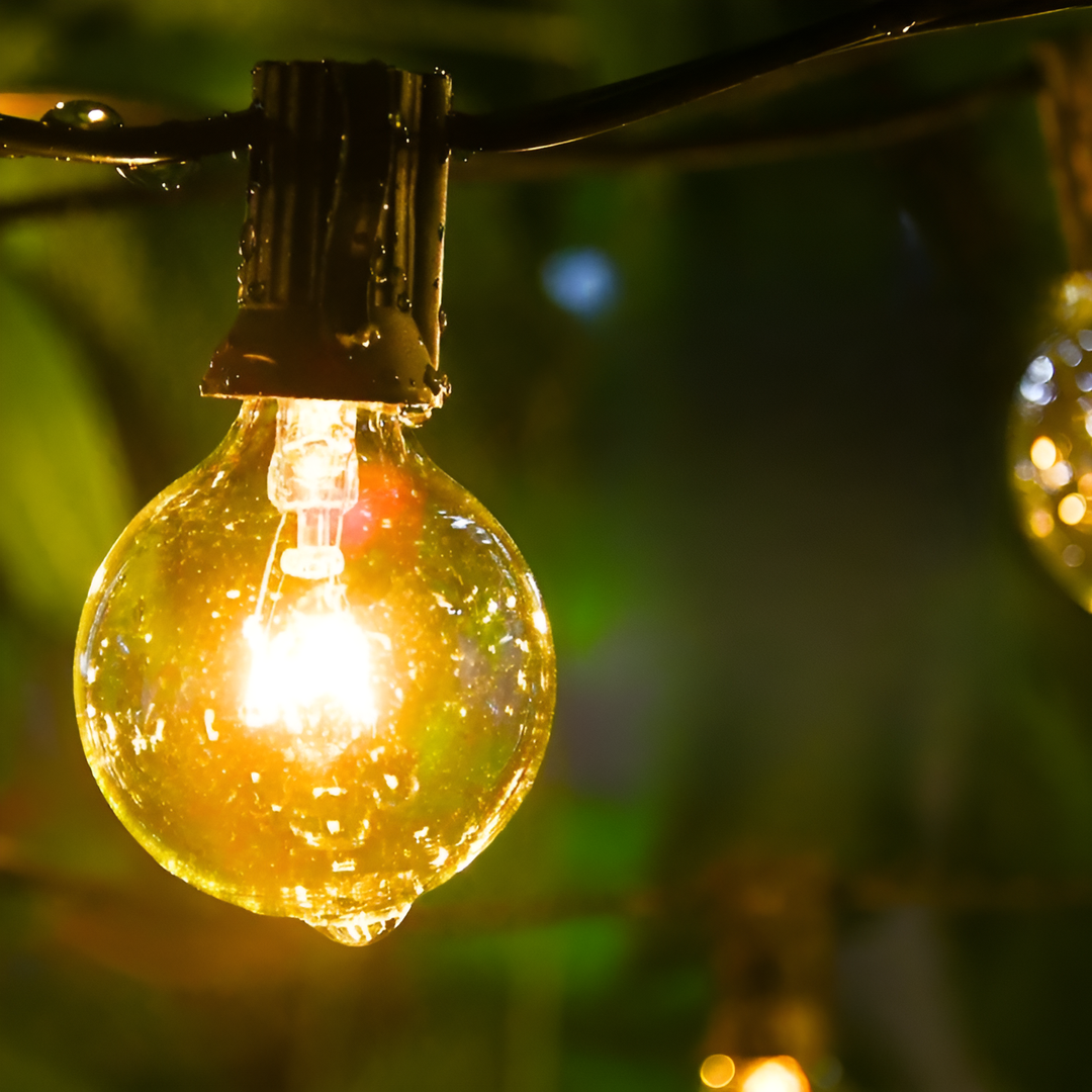 FairyFlicker String Lights - Luksusowe oświetlenie tarasowe z wodoodporną ochroną