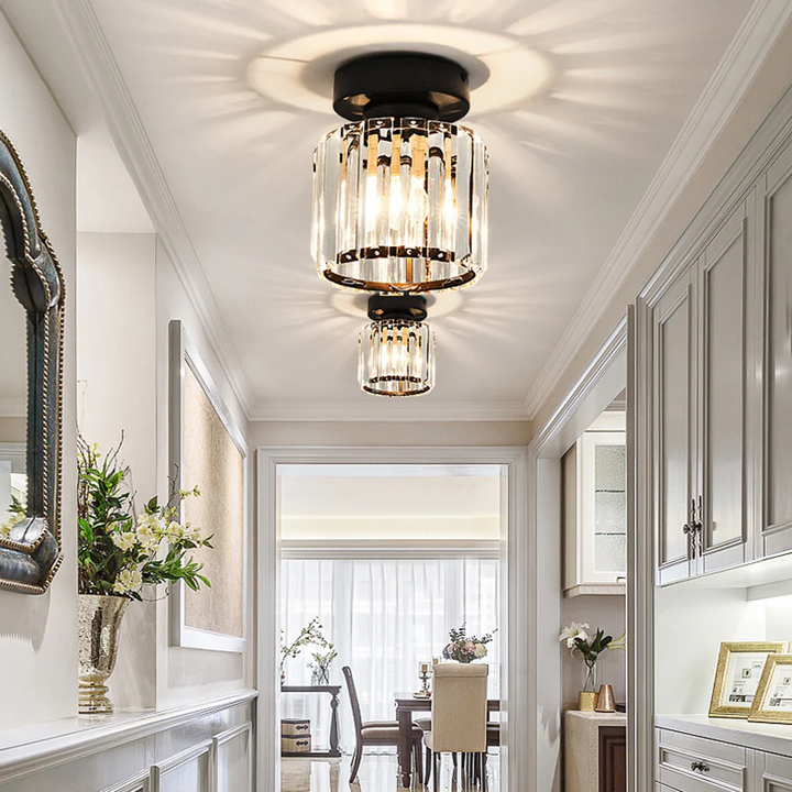 Lampa sufitowa Kristall Flush Mount Nowoczesna Armatura