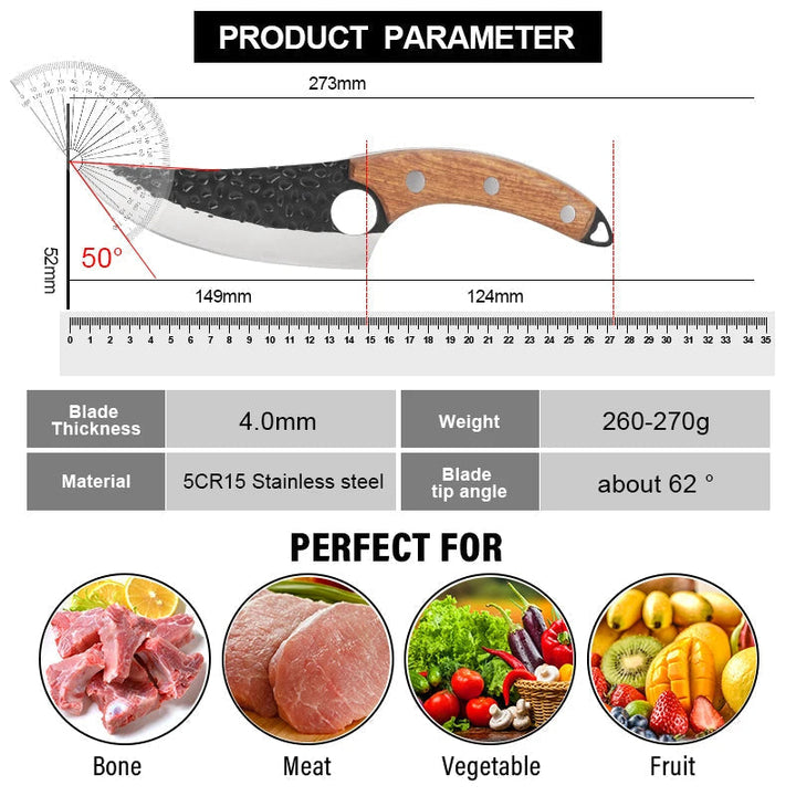 Huusk Kniv - Premium Control Japoński Ręcznie Robiony Nóż Kuchenny
