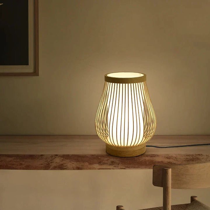 Japońska lampa stołowa